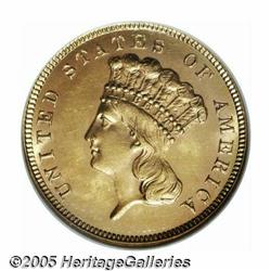 1887 $3 MS64 NGC. This is a wonderful example of 