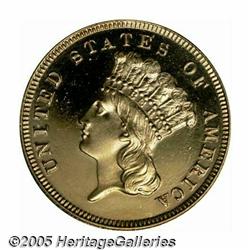 1882 $3 PR64 Deep Cameo Uncertified. An intense P