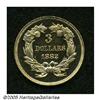 Image 4 : 1882 $3 PR64 Deep Cameo Uncertified. An intense P