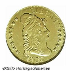 1803/2 $5 --Whizzed--ANACS. AU Details, Net XF40.