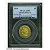 Image 3 : 1834 $5 Plain 4 AU55 PCGS. A delightful example o