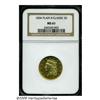 Image 3 : 1834 $5 Plain 4 MS61 NGC. Second Head, Small Plai