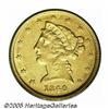Image 1 : 1840-D $5 Narrow Mill AU50 ICG. Variety 4-C. Extr