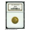 Image 1 : 1846 $5 Large Date AU58 NGC. A crisply struck and
