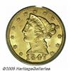 Image 1 : 1847 $5 MS63 PCGS. Several letters of LIBERTY sho