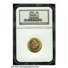 1882 $5 MS64 NGC. Warm golden-rose color and rich