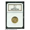 Image 3 : 1889 $5 MS64 NGC. A seldom offered Philadelphia H