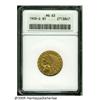 1909-D $5 MS63 ANACS. Honey-gold patina is imbued