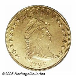 1796 $10 AU Details, Repaired, NCS. Breen-6832, B