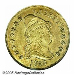 1799 $10 Large Stars Obverse MS61 NGC. Breen-6841