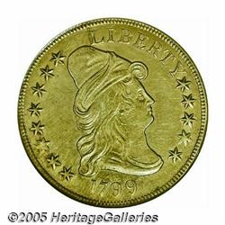 1799 $10 Small Stars Obverse--Ex-Jewelry, Cleaned