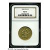 Image 1 : 1859-O $10 AU53 NGC. The 1859-O Ten Dollar, one o