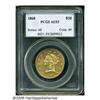 1860 $10 AU53 PCGS. A briefly circulated piece wi