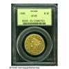 Image 3 : 1866 $10 XF45 PCGS. A very scarce first year of i