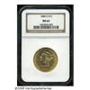 Image 1 : 1884-S $10 MS62 NGC. Boldly defined and lustrous,