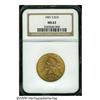 1901-S $10 MS63 NGC. Honey-gold patina bathes eac