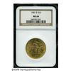 Image 1 : 1901-S $10 MS64 NGC. A lustrous and lovely type c