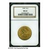 Image 1 : 1905 $10 MS63 NGC. The surfaces reveal soft luste