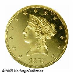 1878 $10 PR64 Ultra Cameo NGC. The sharply struck