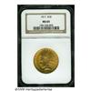 Image 3 : 1911 $10 MS65 NGC. Extremely lustrous with peerle