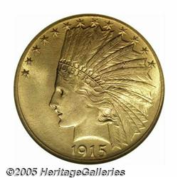 1915 $10 MS64 NGC. A brilliant Mint State coin th