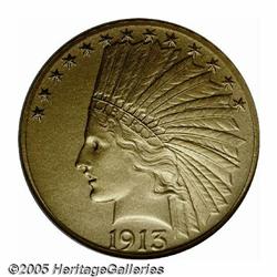 1913 $10 PR68 NGC. Beginning with an extremely li