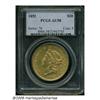 Image 1 : 1852 $20 AU58 PCGS. Breen-7152. The date is boldl