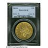 Image 1 : 1863-S $20 XF45 PCGS. The number of small abrasio