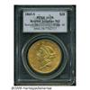 Image 3 : 1865-S $20 AU58 PCGS. An attractive example with 