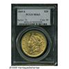Image 3 : 1869-S $20 MS63 PCGS. Shimmering, minimally abrad