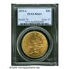 Image 3 : 1875-S $20 MS62 PCGS. From The Western Hills C 18