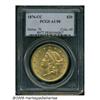 Image 3 : 1876-CC $20 AU58 PCGS. Brilliant and lustrous. At