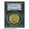 Image 3 : 1880-S $20 MS62 PCGS. Brilliant and sharply struc