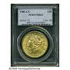 Image 3 : 1882-CC $20 MS61 PCGS. Mostly brilliant with some