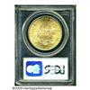 Image 2 : 1890 $20 MS62 PCGS. finer. Lustrous and mildly fr