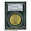 Image 3 : 1891-S $20 MS63 PCGS. An attractive representativ