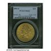 1893-S $20 MS62 PCGS. Sharply struck devices, wit