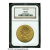 Image 1 : 1895 $20 MS63 NGC. Fully struck with gleaming, lu