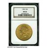 Image 1 : 1904 $20 MS64 NGC. A nice near-Gem with excellent