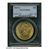 Image 3 : 1907-D $20 MS65 PCGS. Brilliant and satiny. A spl