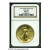 Image 3 : 1907 $20 High Relief, Wire Rim MS66 NGC. The so-c