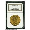 Image 3 : 1908 $20 Motto MS64 NGC. In mid 1908, the motto I