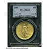 Image 1 : 1909 $20 MS62 PCGS. Boldly struck and lustrous, w