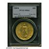Image 1 : 1909/8 $20 MS61 PCGS. his is the only overdate in
