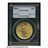 Image 1 : 1909-S $20 MS63 PCGS. The mintmark is slightly re