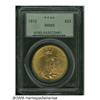 1912 $20 MS63 PCGS. The moderately abraded surfac