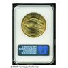 Image 2 : 1914-S $20 MS65 NGC. Bright peach-gold surfaces w