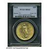 Image 3 : 1915 $20 MS64 PCGS. Lovely matte-like surfaces ar