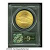 Image 2 : 1924 $20 MS65 PCGS. This satiny Gem displays deep