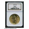 Image 3 : 1924 $20 MS66 NGC. Frosty and brilliant. Virtuall